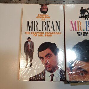 Collection of 4 Mr. Bean VHS Tapes (See Description for Titles
